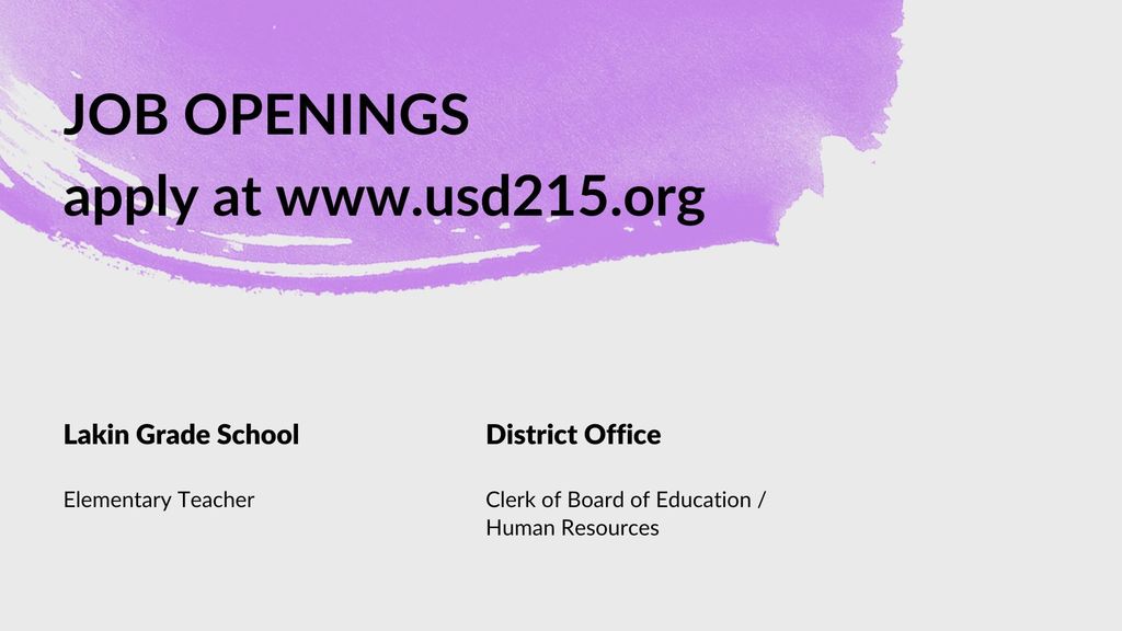 job openings