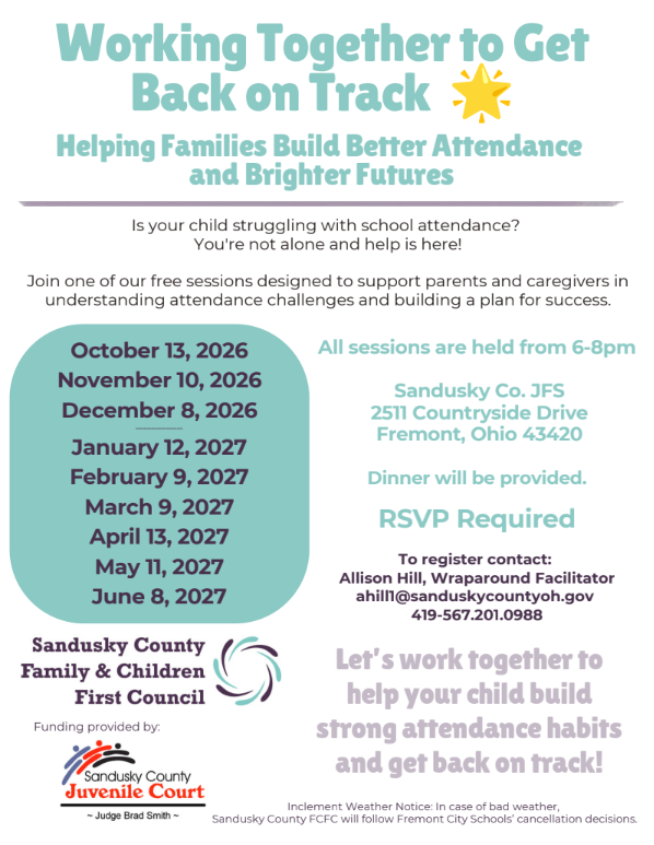 Build Better Attendance and Brighter Futures Flyer