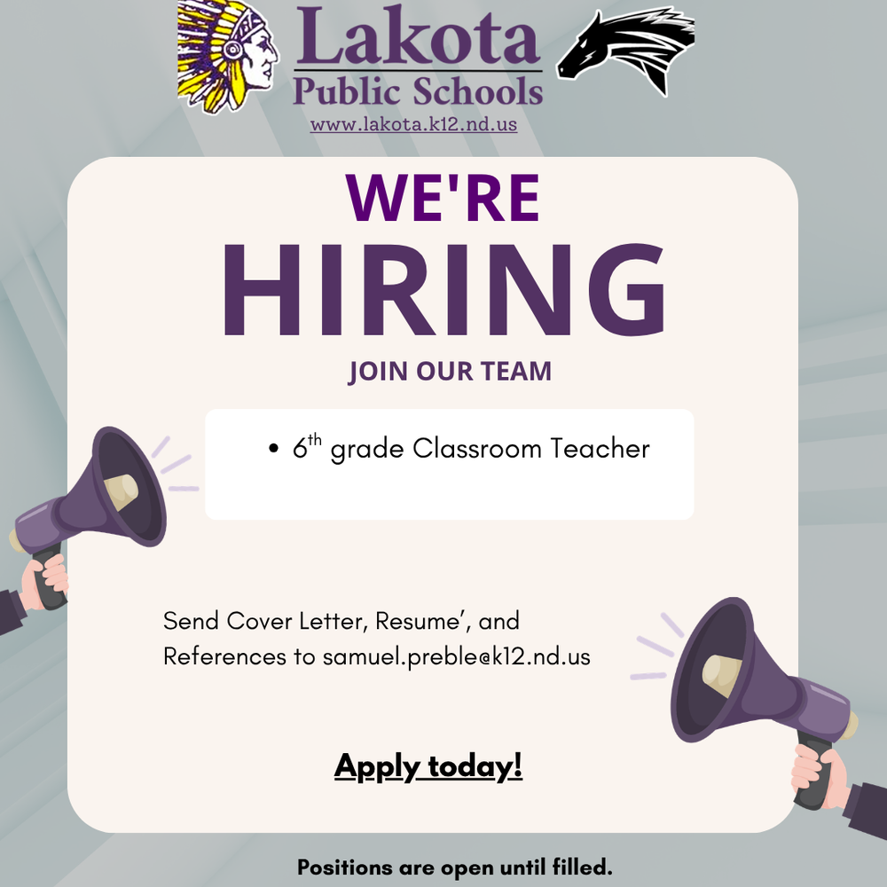 We are Hiring!