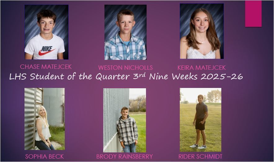 Student of the Quarter 3