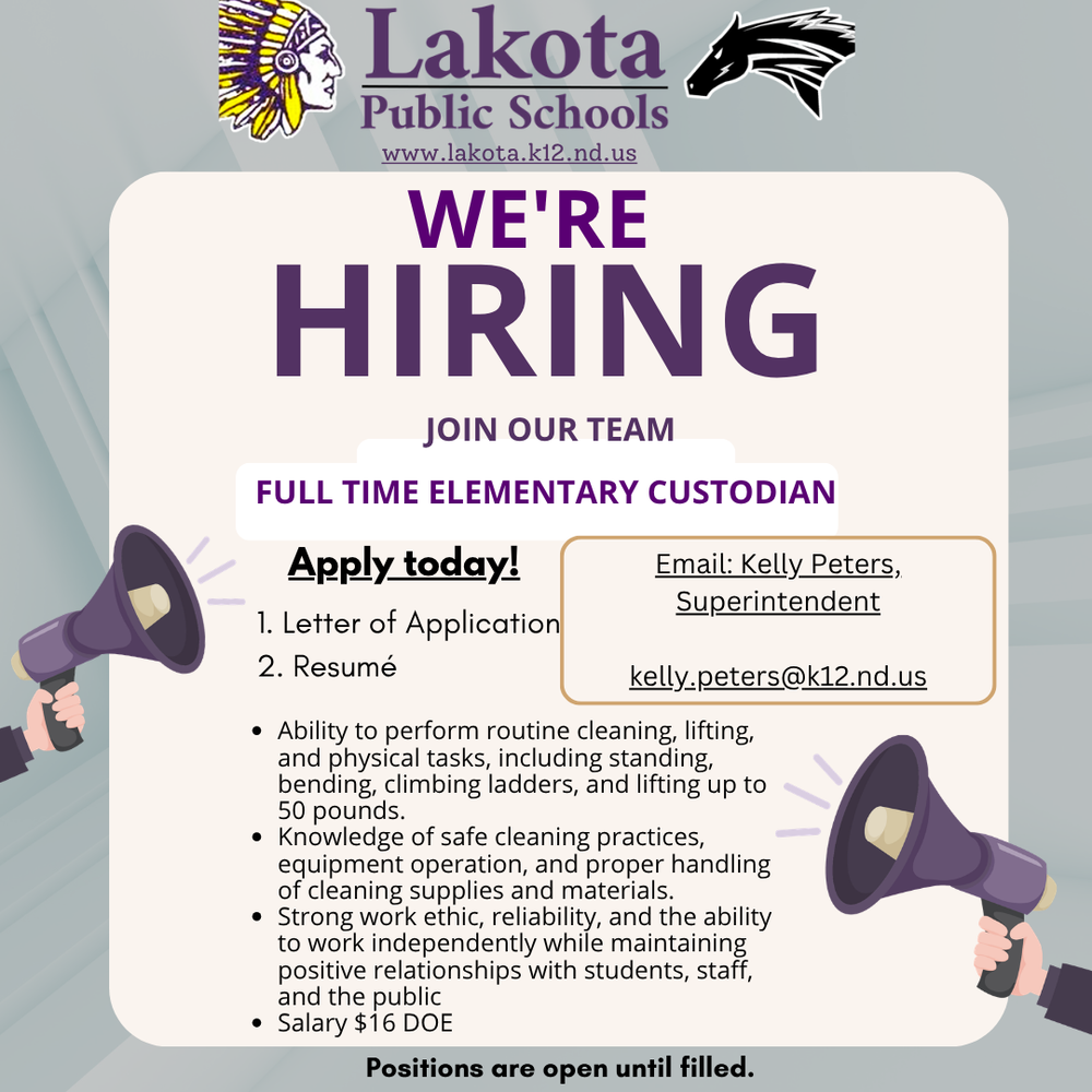 We Are Hiring