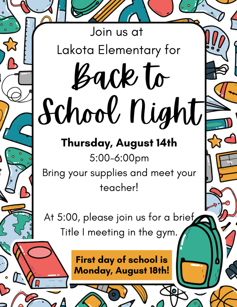 Back to School Night