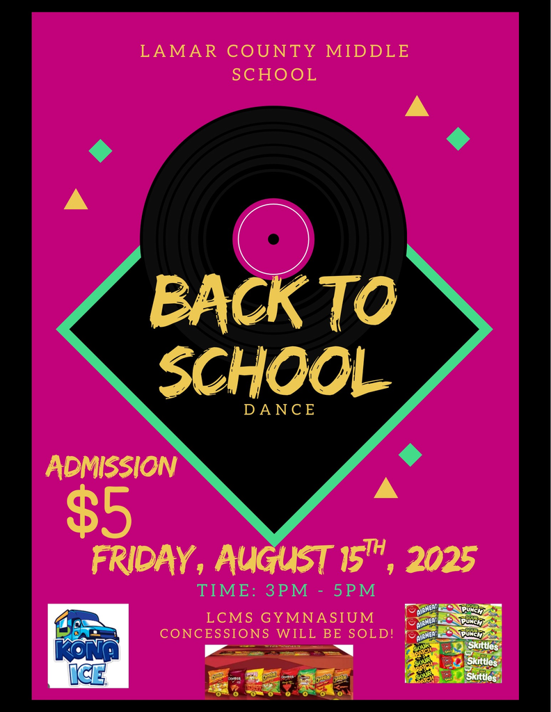 SCHOOL DANCE THIS FRIDAY!