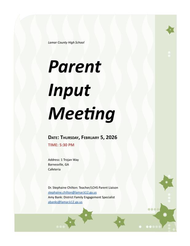 Parent Input Meeting