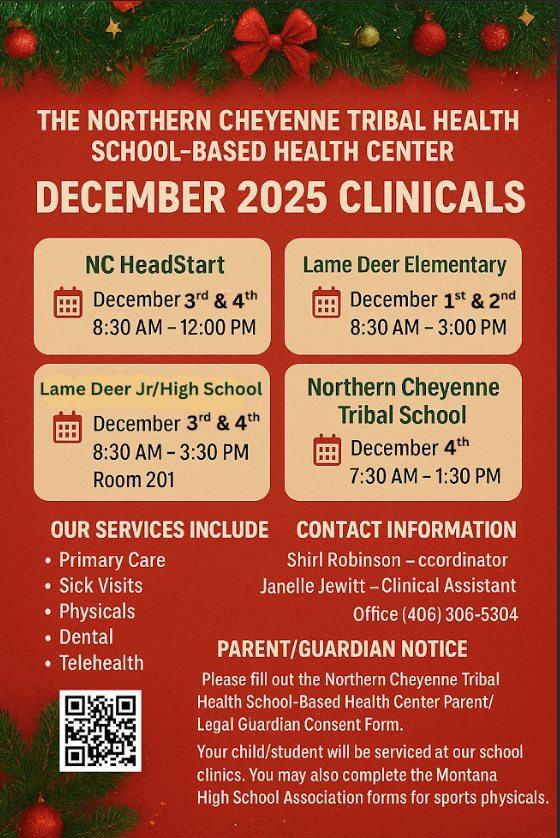 Dec 2025 School Clinics