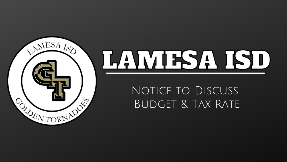 Notice to Discuss Budget and Tax Rate