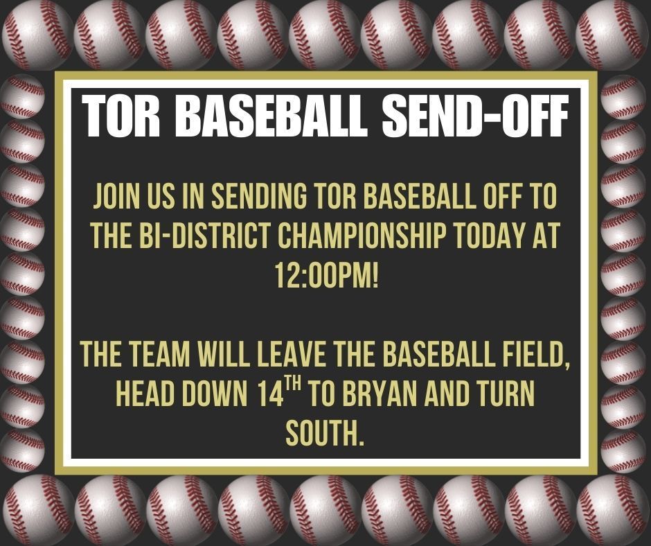 Baseball Send Off
