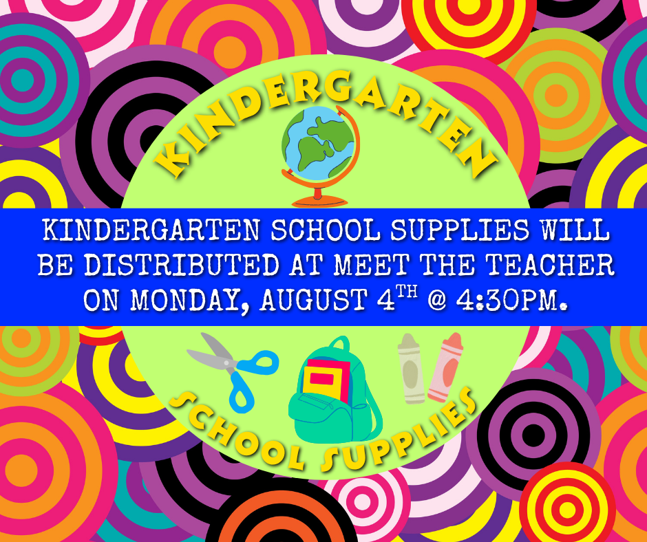 Kindergarten Supplies