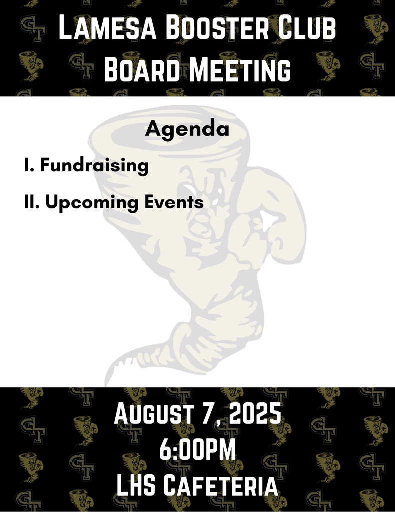 Lamesa Booster Club Board Meeting