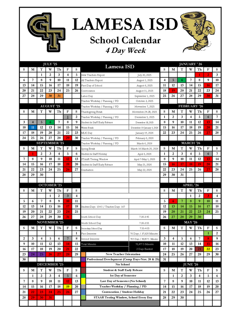 25-26 Calendar