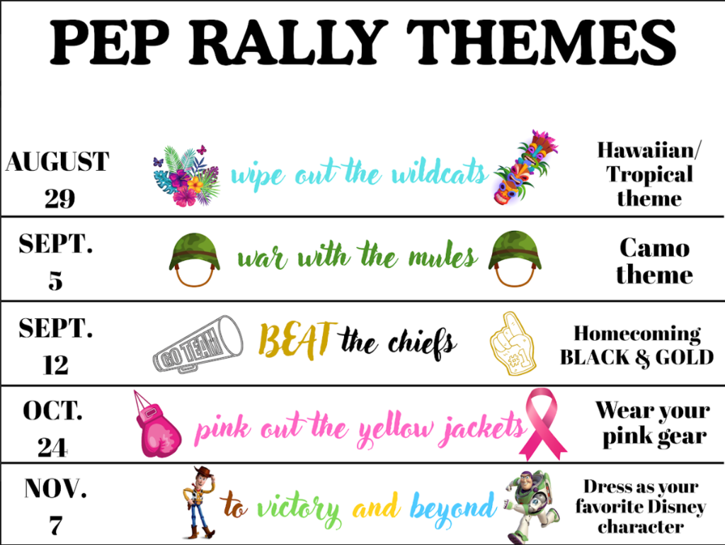Pep Rally Themes