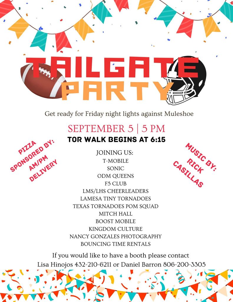 JOINING US LUCY’S FLOUR SHOP T-MOBILE PREMIER FORD LAMESA TINY TORNADOES TEXAS TORNADOES POM SQUAD MITCH HALL BOOST MOBILE KINGDOM CULTURE KYLIE BS TREATS LAMESA BOYS & GIRLS CLUB MARIBELS CHOCOLA (2)