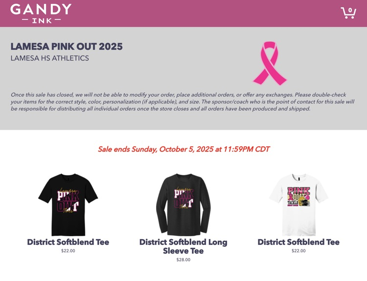 pink out