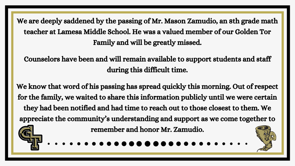 Official Announcement