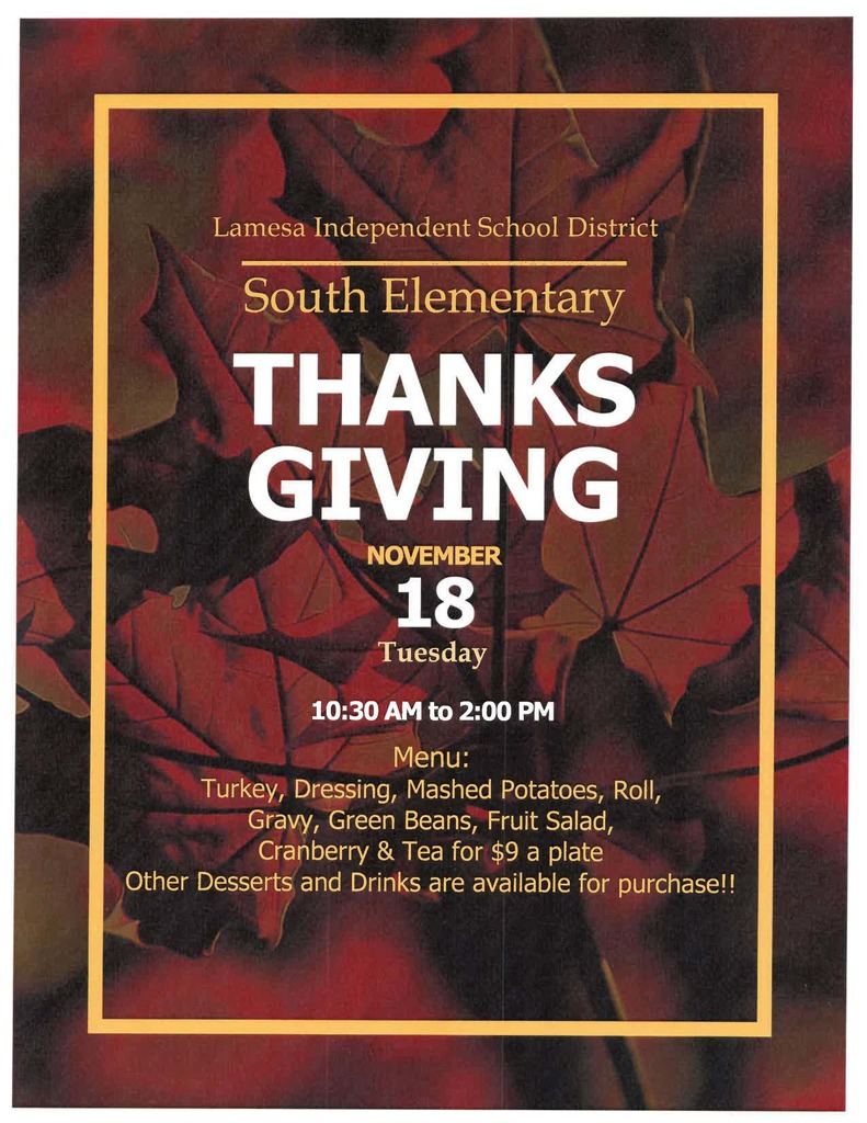 SE Thanksgiving Flyer 25