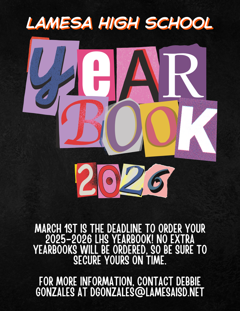 LHS Yearbook Deadline