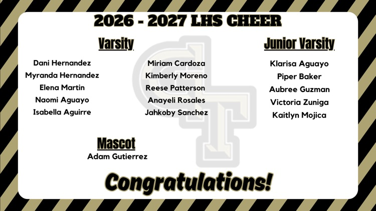 LHS cheer 