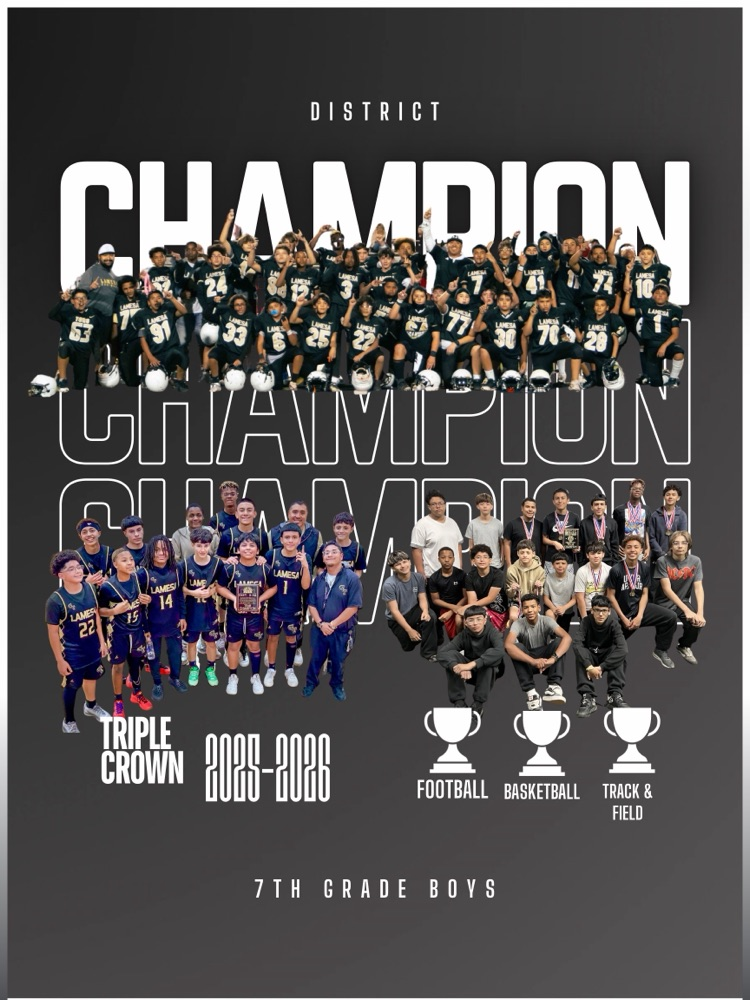 Triple district champions 