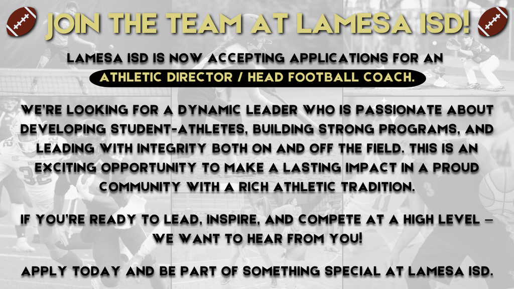 AD and Head Football