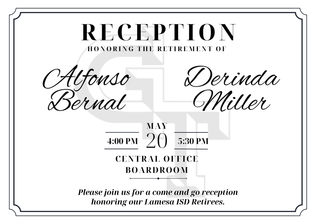 Retirement Reception Invitation