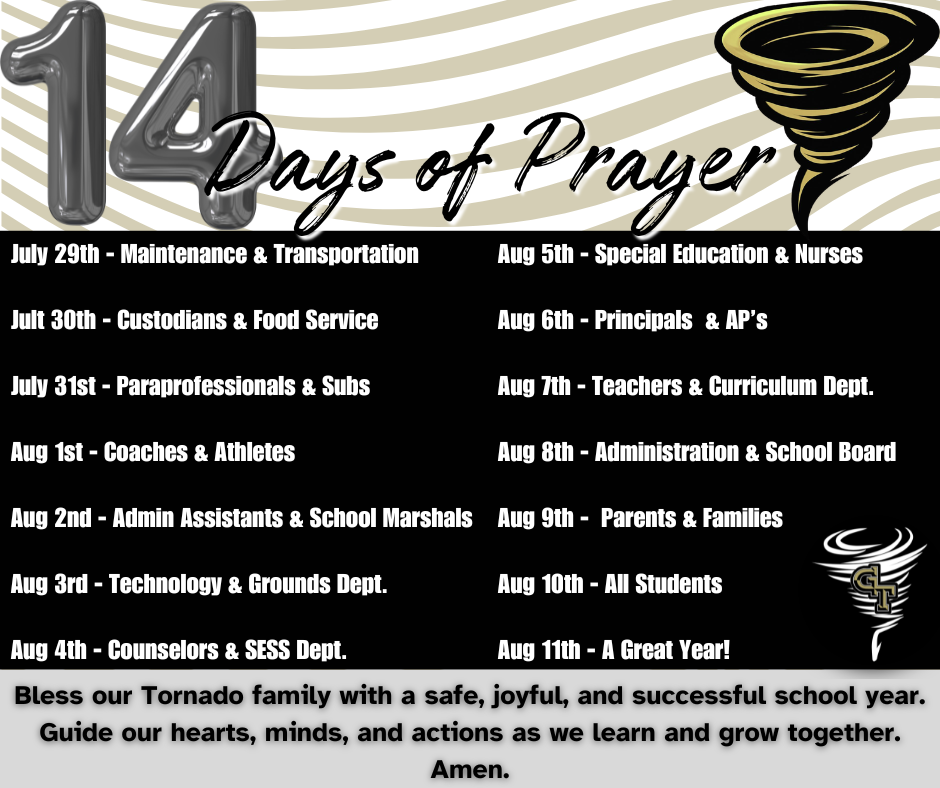 14 days of prayer