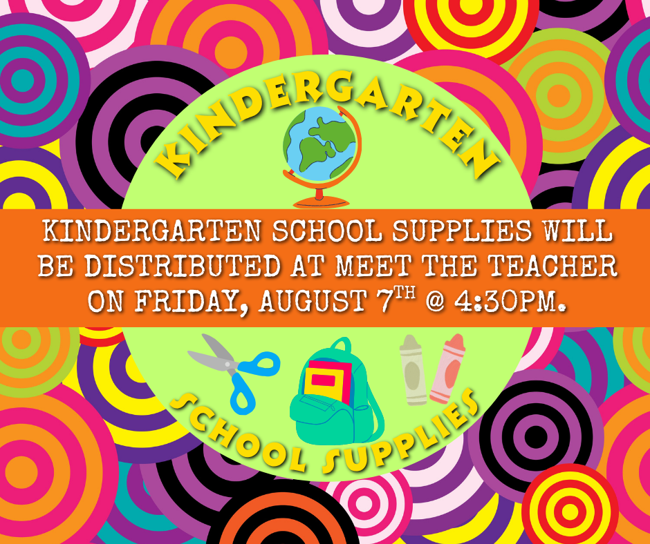 Kindergarten School Supplies Distribution