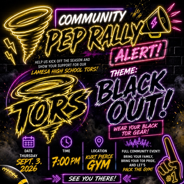 black out pep rally