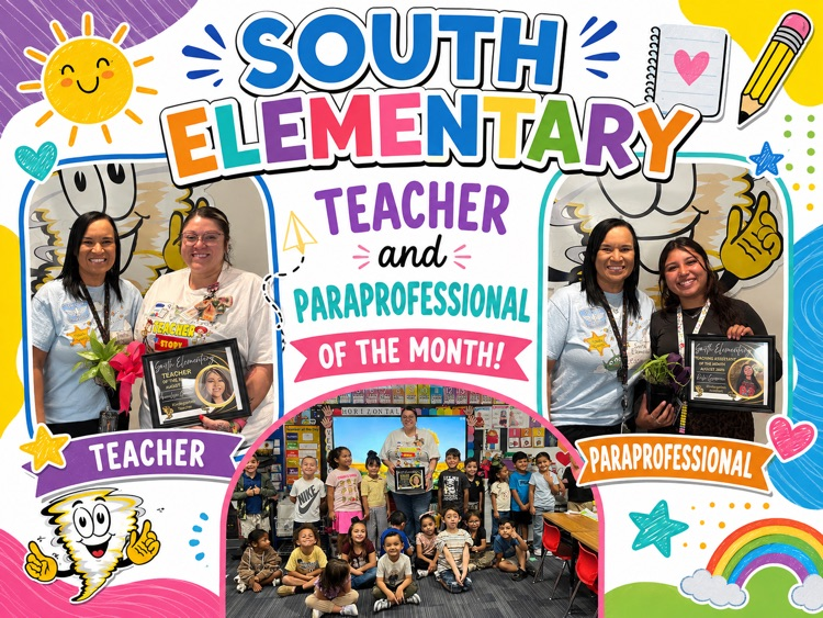 south elementary staff of the month