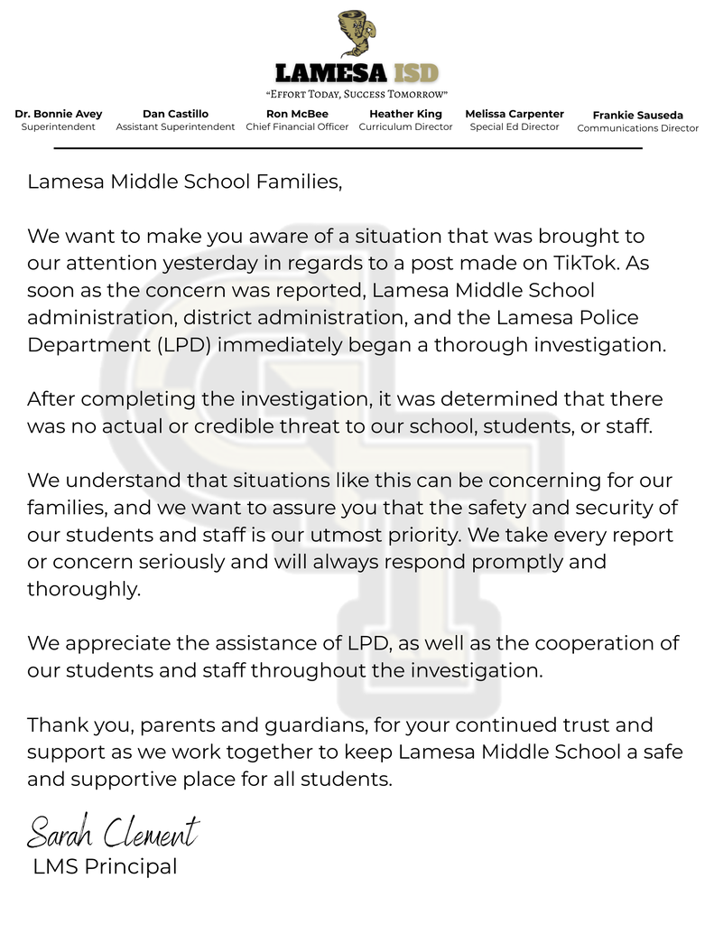 LMS Statement