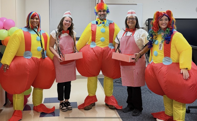 clowning around 