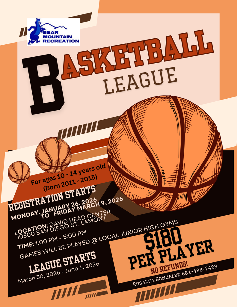 🏀 Basketball League registration is now open! Don’t miss out—sign up today.
