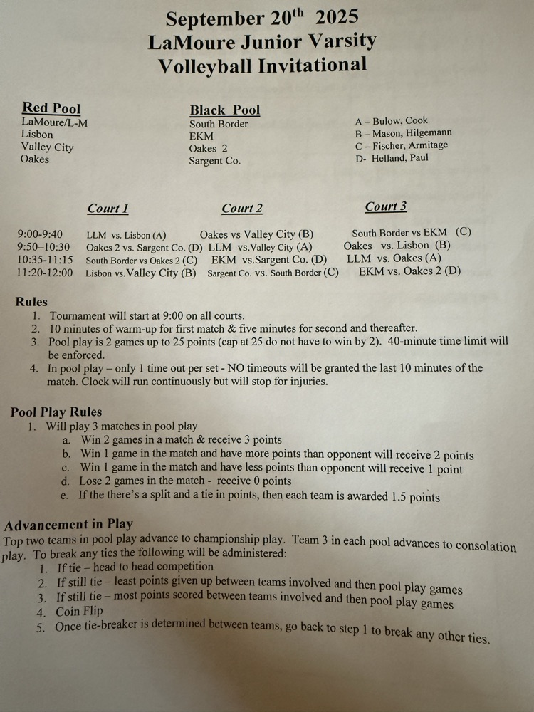 schedule 