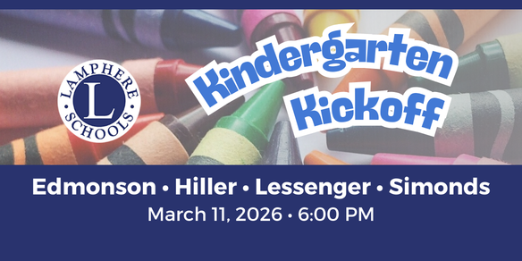 kindergarten kickoff march 11, 2026 at all four elementaries. 6:00pm