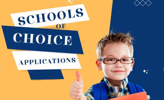 Schools of Choice Applications - Young Student giving a thumbs up