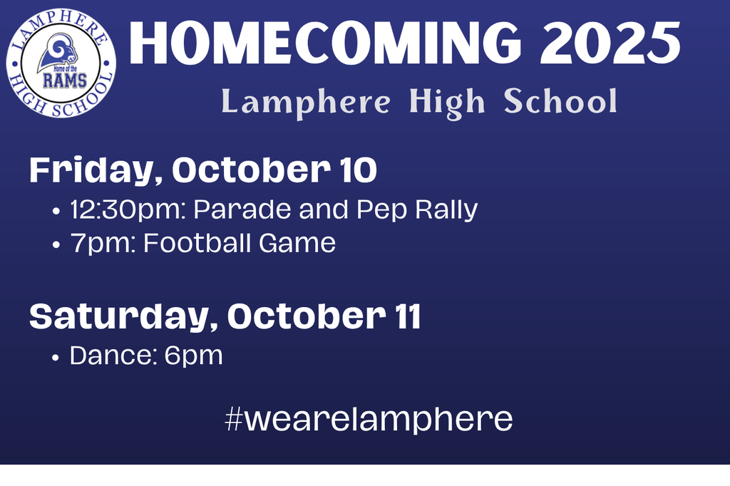 Save the Date: LHS Homecoming 2025 is October 10th 2025