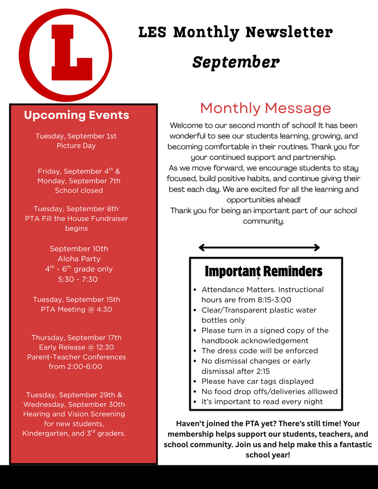 September Newsletter
