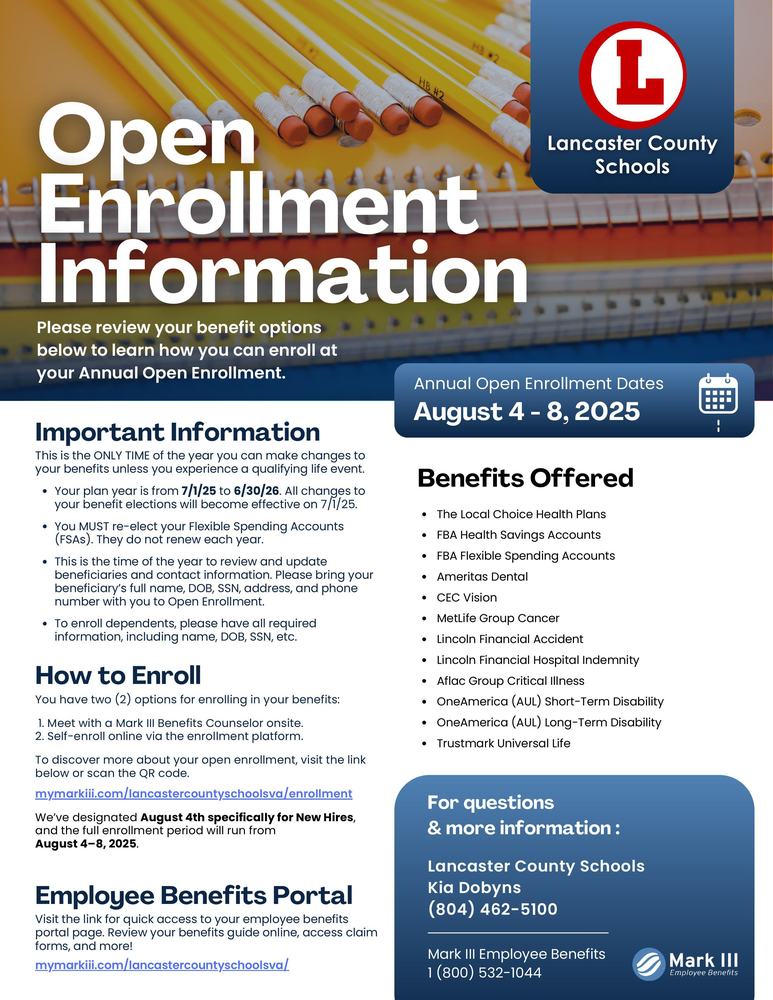 Open Enrollment Information