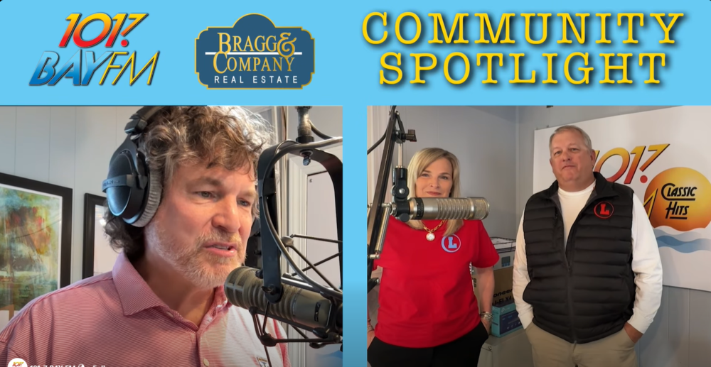 Jessica Davis and Travis Pittman on the 101.7 Bay FM Community Spotlight
