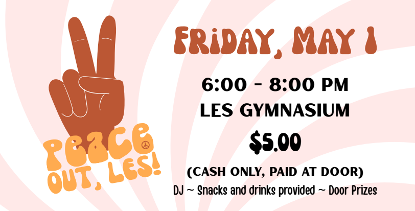 Peace Out LES Dance Flyer