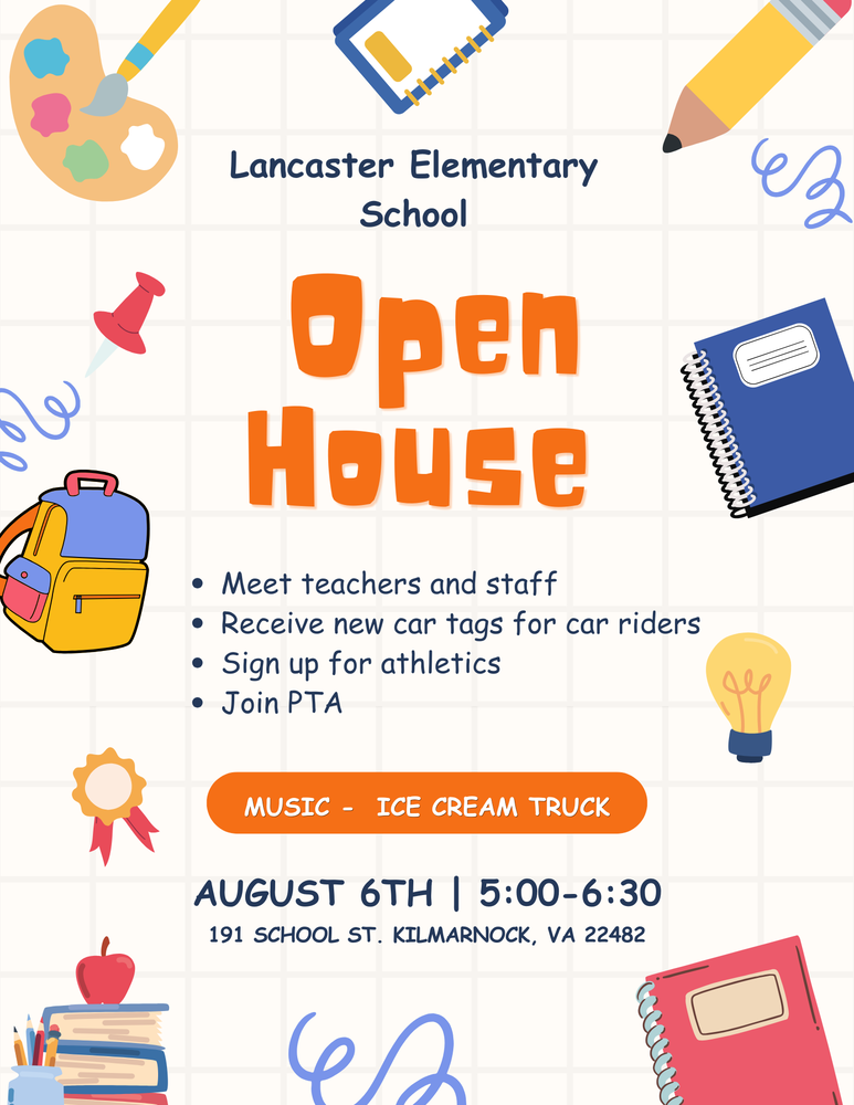 LES Open House: August 6th from 5-6:00pm