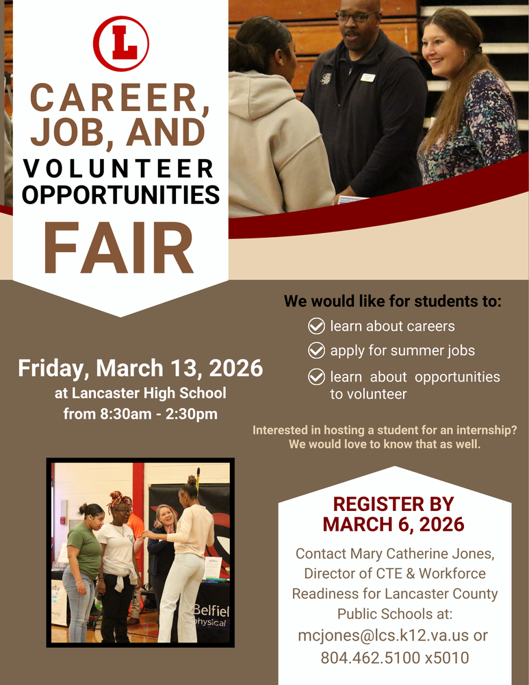Career, Job, and Volunteer Opportunities Fair