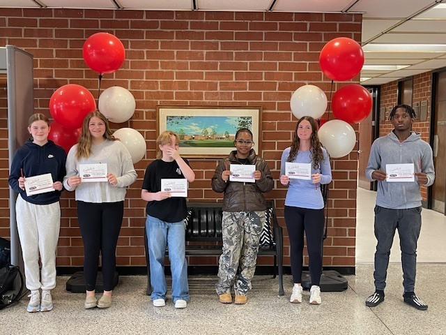 Students of the month for March