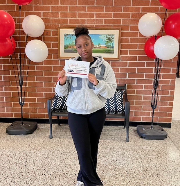 Student of the month for March