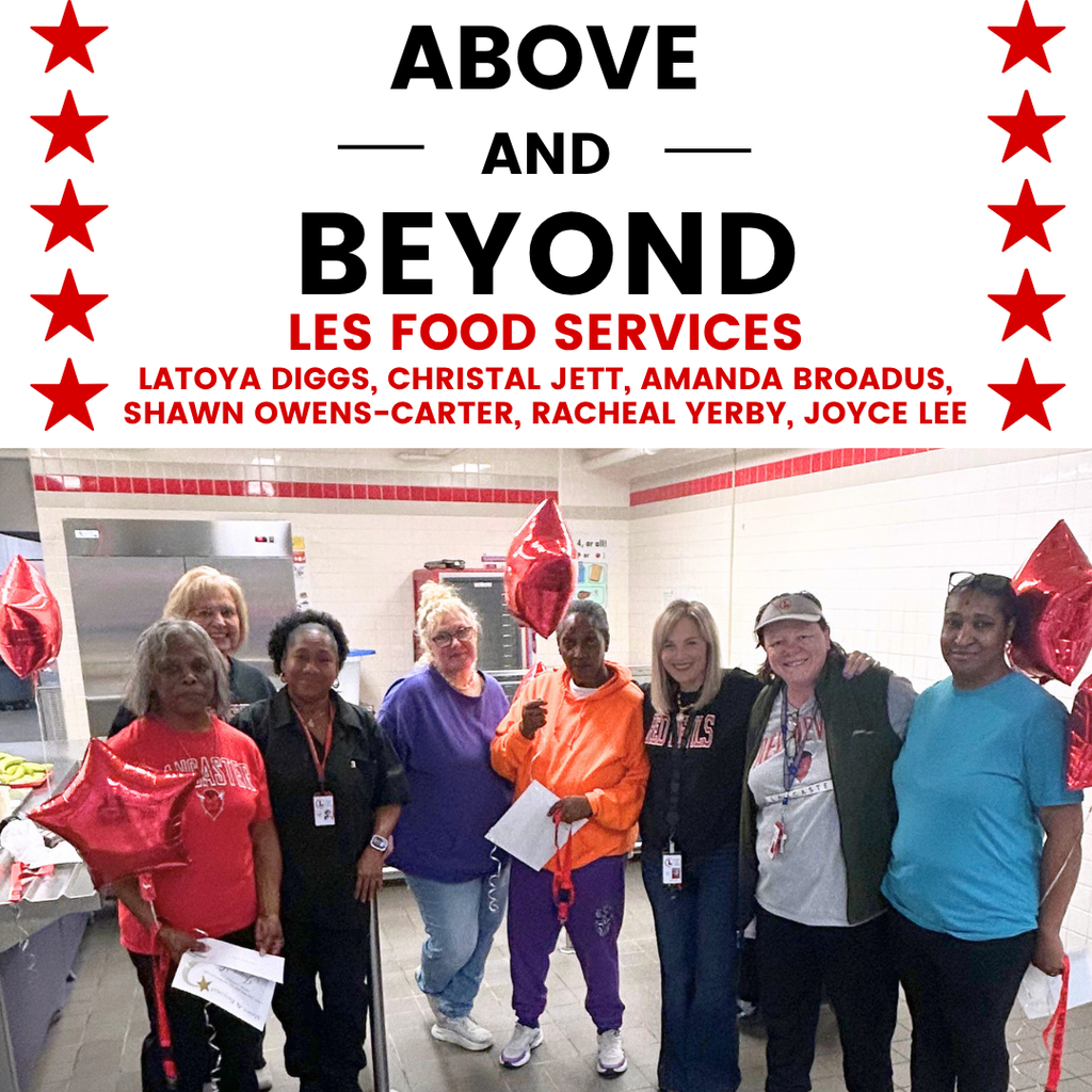 LES Food Services receive their Above and Beyond award