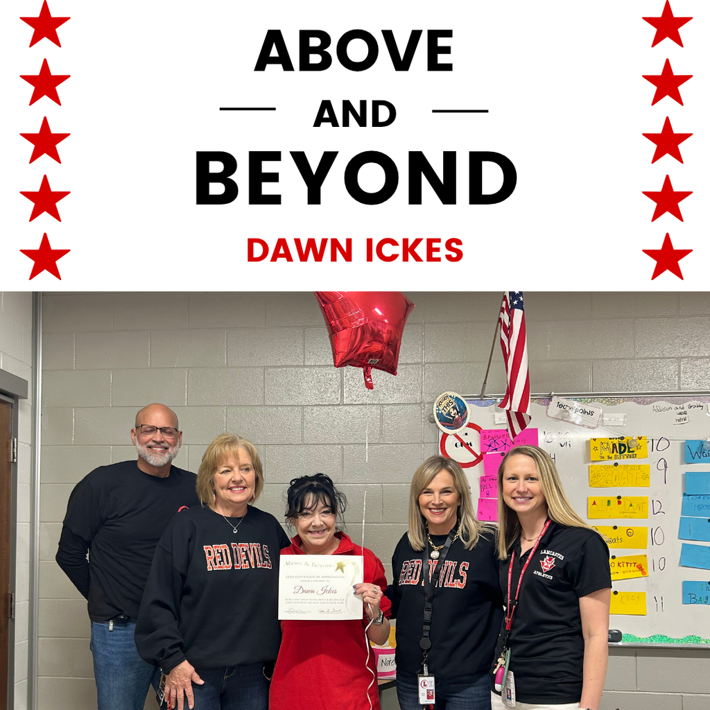 Dawn Ickes receives their Above and Beyond award