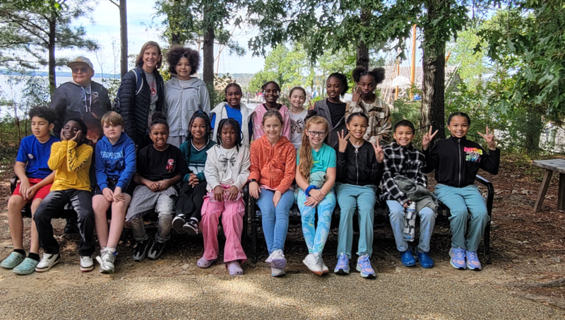 4th graders at Jamestown