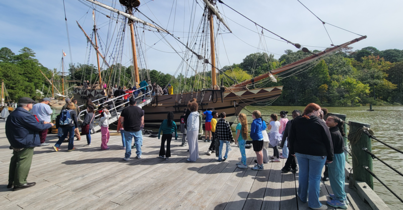 4th graders at Jamestown