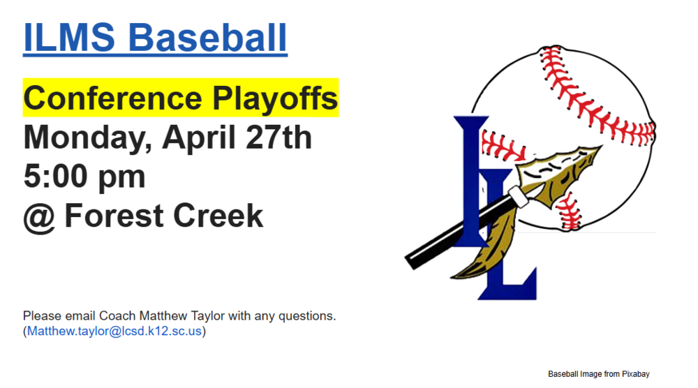 image of IL logo and clipart baseball