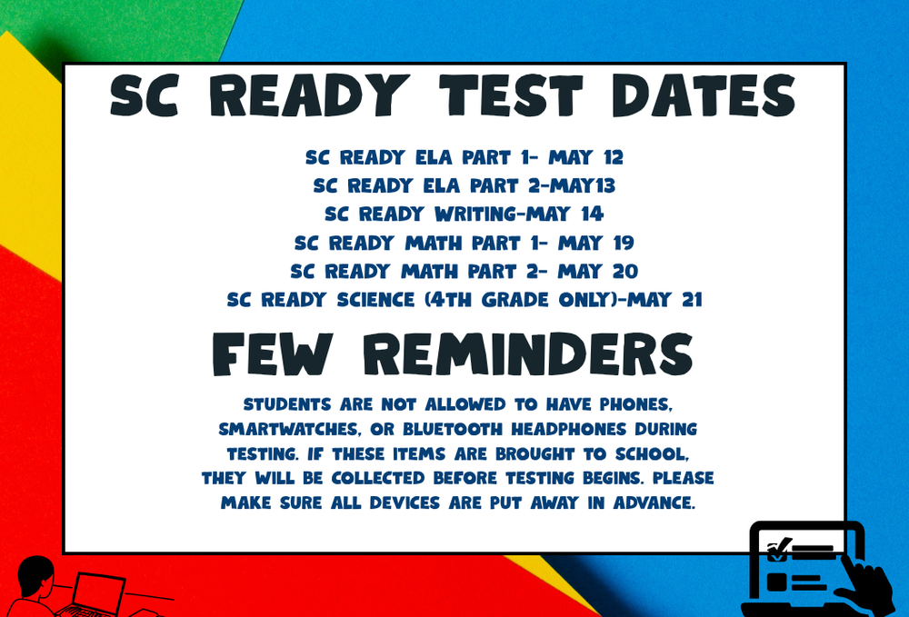 SC Ready Test Dates
