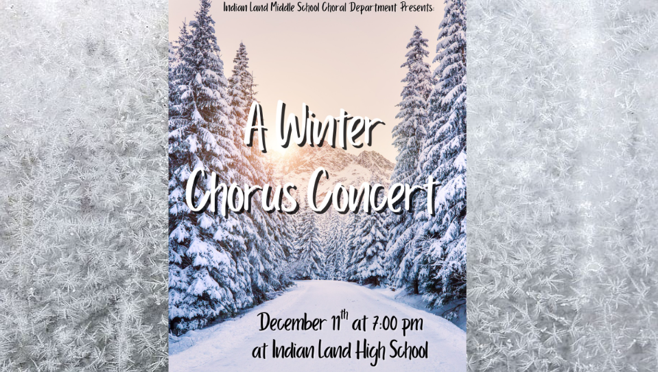 Picture of a winter background with snow and trees